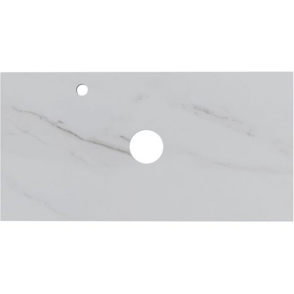 Столешница Aquanet Flat 345784 90 см мрамор